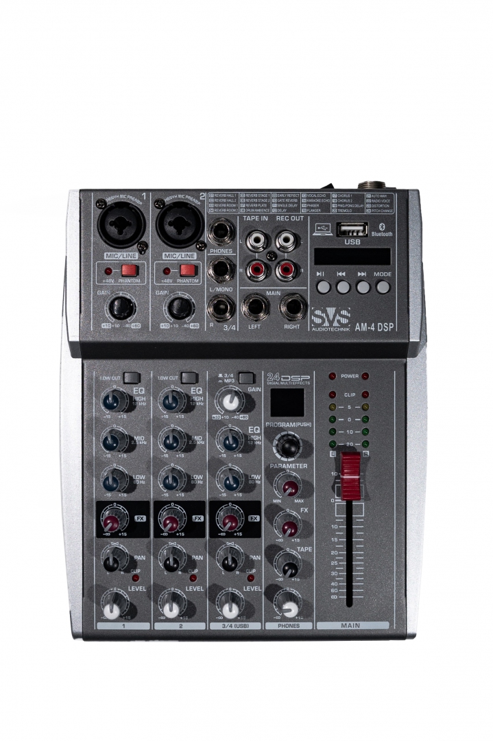 SVS Audiotechnik mixers AM-4 DSP Аналоговый микшерный пульт, 4-канала в Вязьме