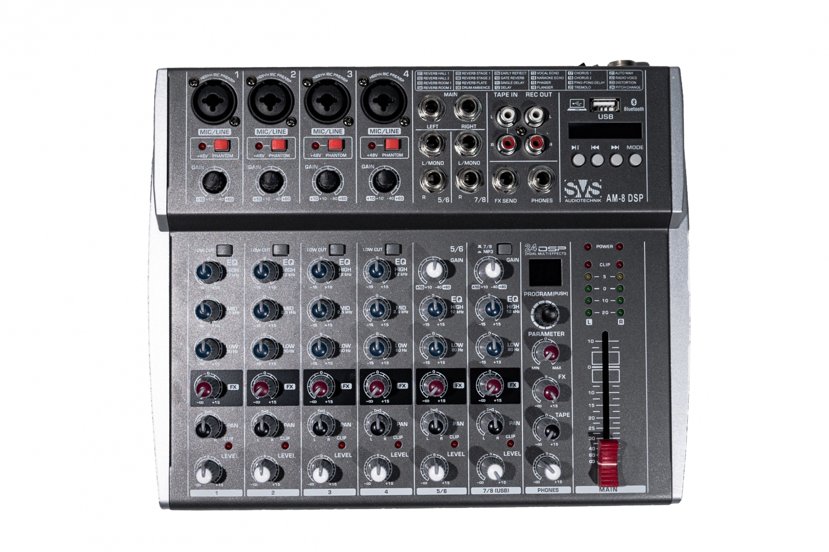 SVS Audiotechnik mixers AM-8 DSP Микшерный пульт аналоговый, 8-канальный в Вязьме